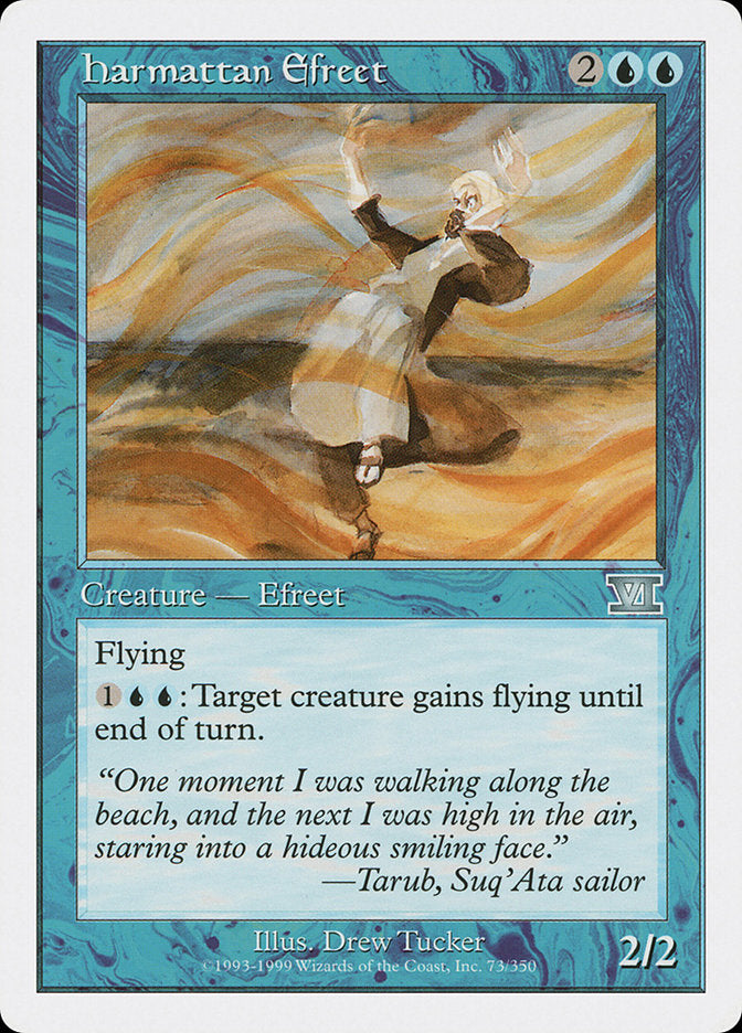 Harmattan Efreet [Classic Sixth Edition] Magic: The Gathering