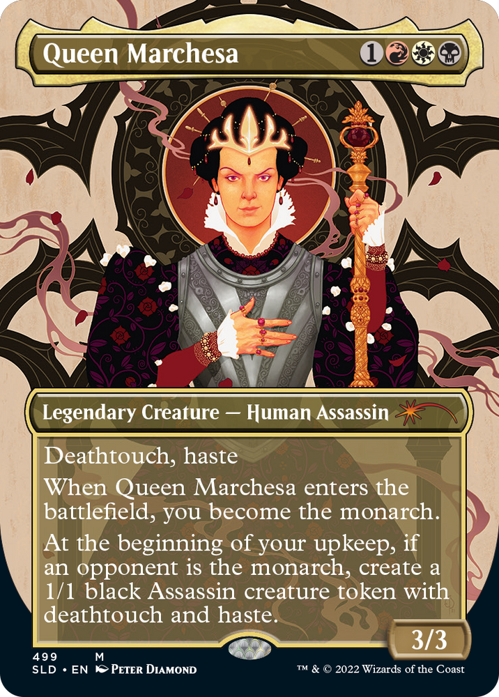 Queen Marchesa (Borderless) [Secret Lair Drop Series] Magic: The Gathering