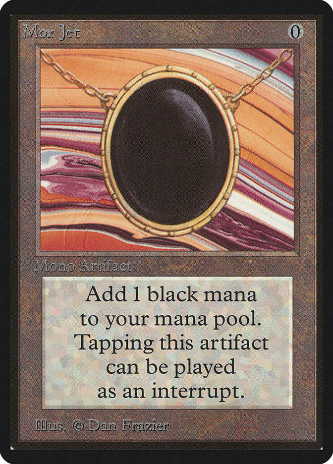 Mox Jet [Beta Edition] Magic: The Gathering