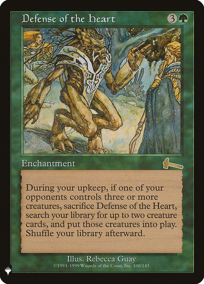 Defense of the Heart [Mystery Booster] Magic: The Gathering