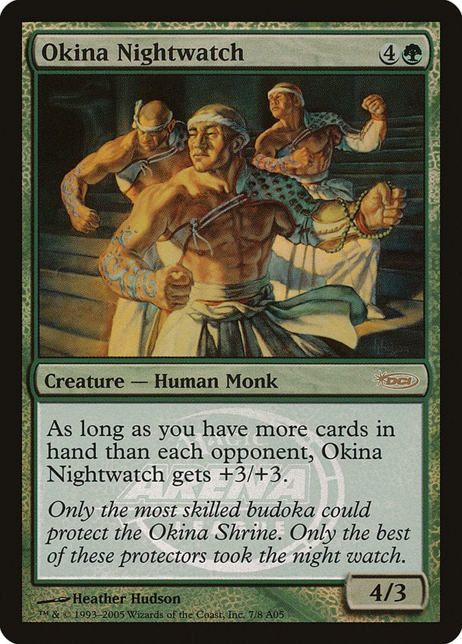 Okina Nightwatch [Arena League 2005] Magic: The Gathering