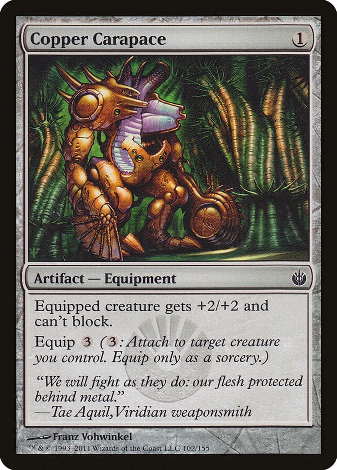 Copper Carapace [Mirrodin Besieged] Magic: The Gathering