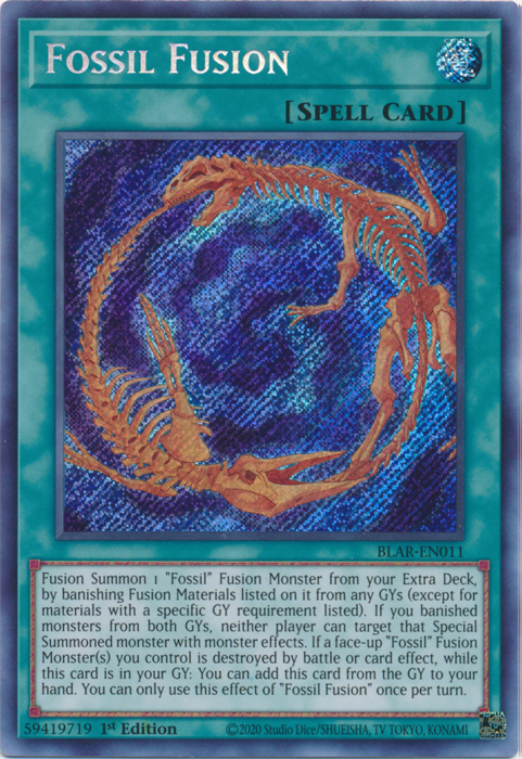 Fossil Fusion [BLAR-EN011] Secret Rare - Yugioh Cards For Your TCG Needs!