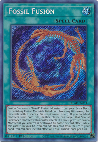 Fossil Fusion [BLAR-EN011] Secret Rare - Yugioh Cards For Your TCG Needs!