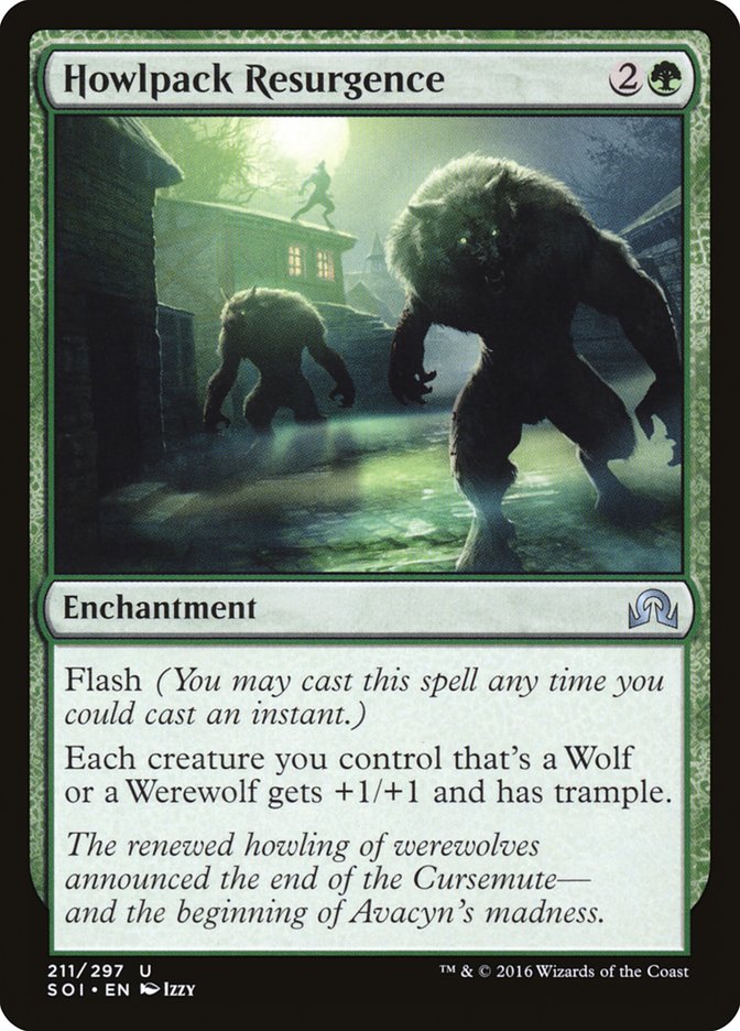 Howlpack Resurgence [Shadows over Innistrad] Magic: The Gathering