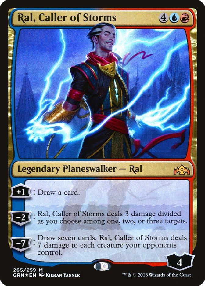 Ral, Caller of Storms [Guilds of Ravnica] Magic: The Gathering
