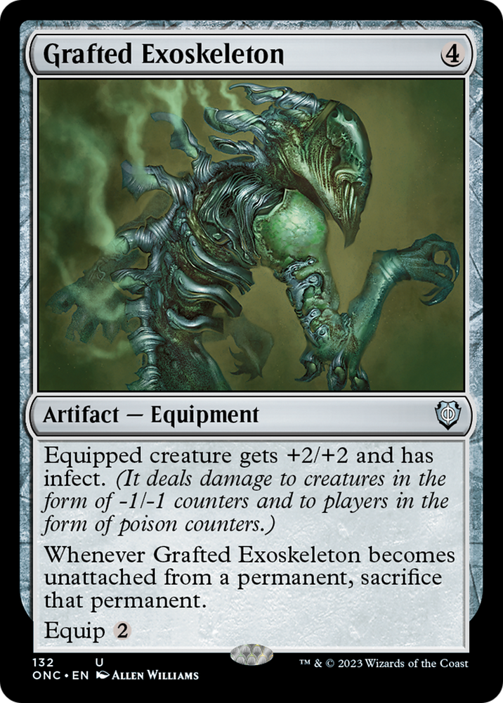 Grafted Exoskeleton [Phyrexia: All Will Be One Commander] Magic: The Gathering