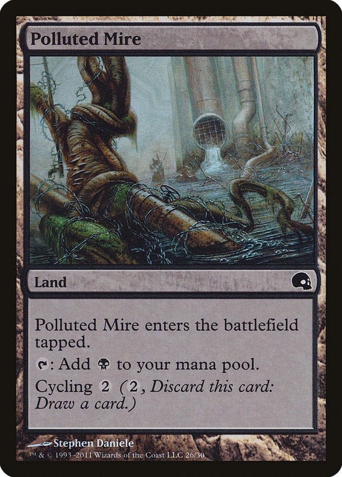 Polluted Mire [Premium Deck Series: Graveborn] Magic: The Gathering