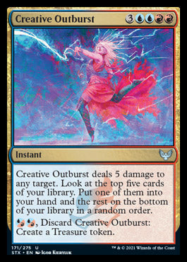 Creative Outburst [Strixhaven: School of Mages] Magic: The Gathering