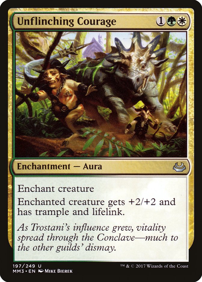 Unflinching Courage [Modern Masters 2017] Magic: The Gathering