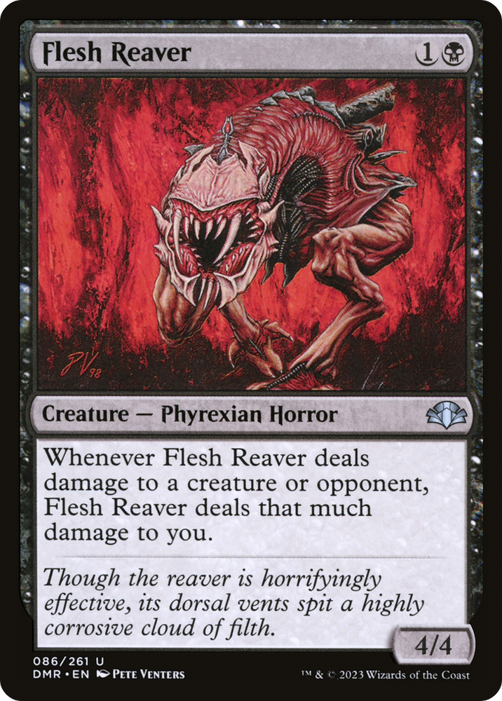 Flesh Reaver [Dominaria Remastered] Magic: The Gathering