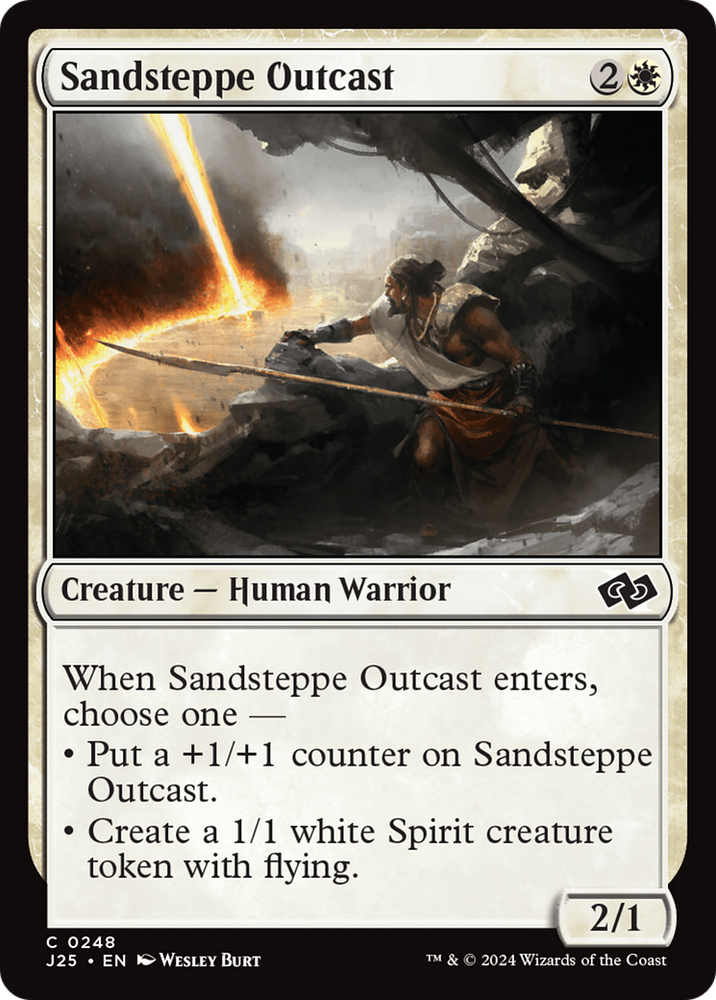 Sandsteppe Outcast [Foundations Jumpstart] Magic: The Gathering
