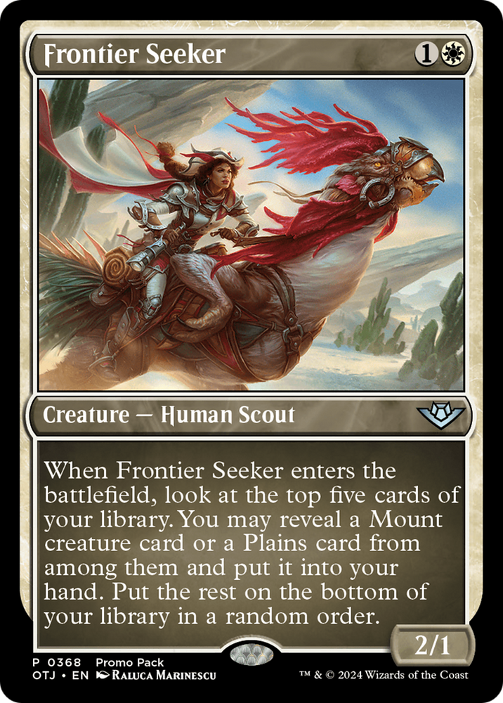 Frontier Seeker (Promo Pack) [Outlaws of Thunder Junction Promos] Magic: The Gathering