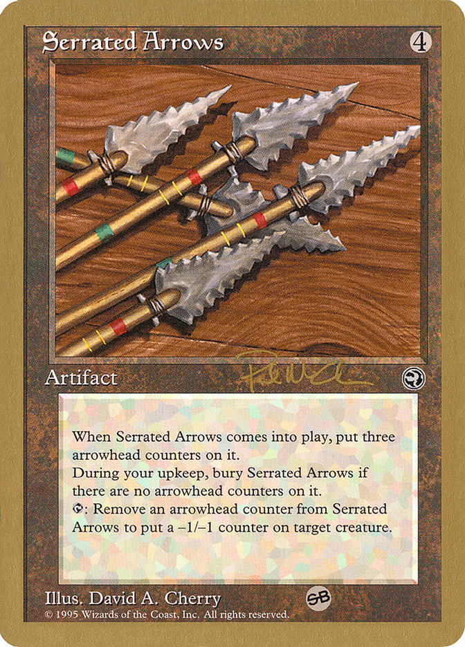 Serrated Arrows (Paul McCabe) (SB) [World Championship Decks 1997] Magic: The Gathering