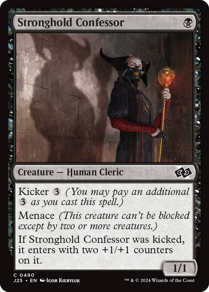 Stronghold Confessor [Foundations Jumpstart] Magic: The Gathering