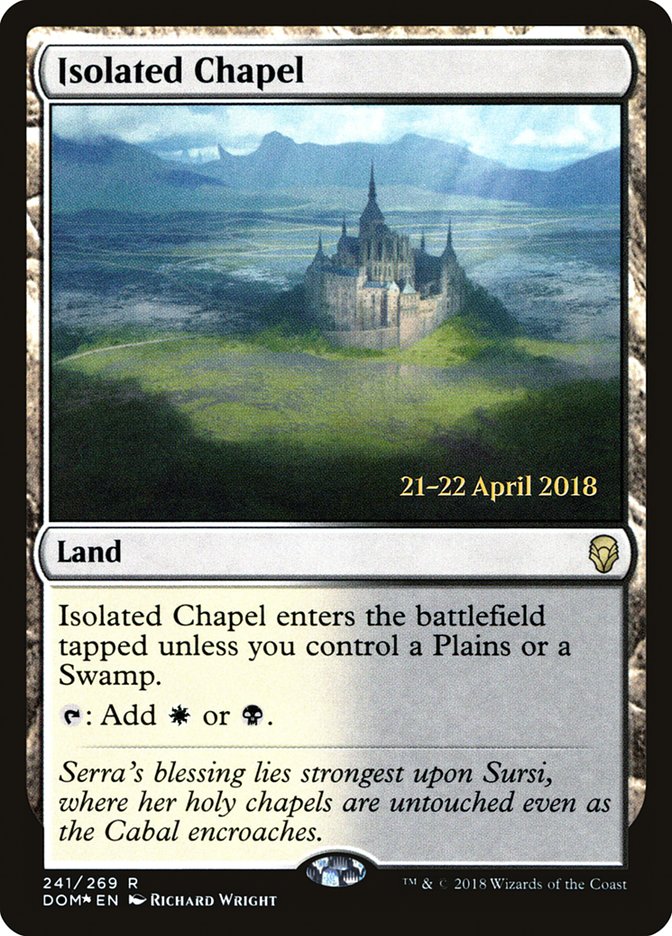 Isolated Chapel [Dominaria Prerelease Promos] Magic: The Gathering