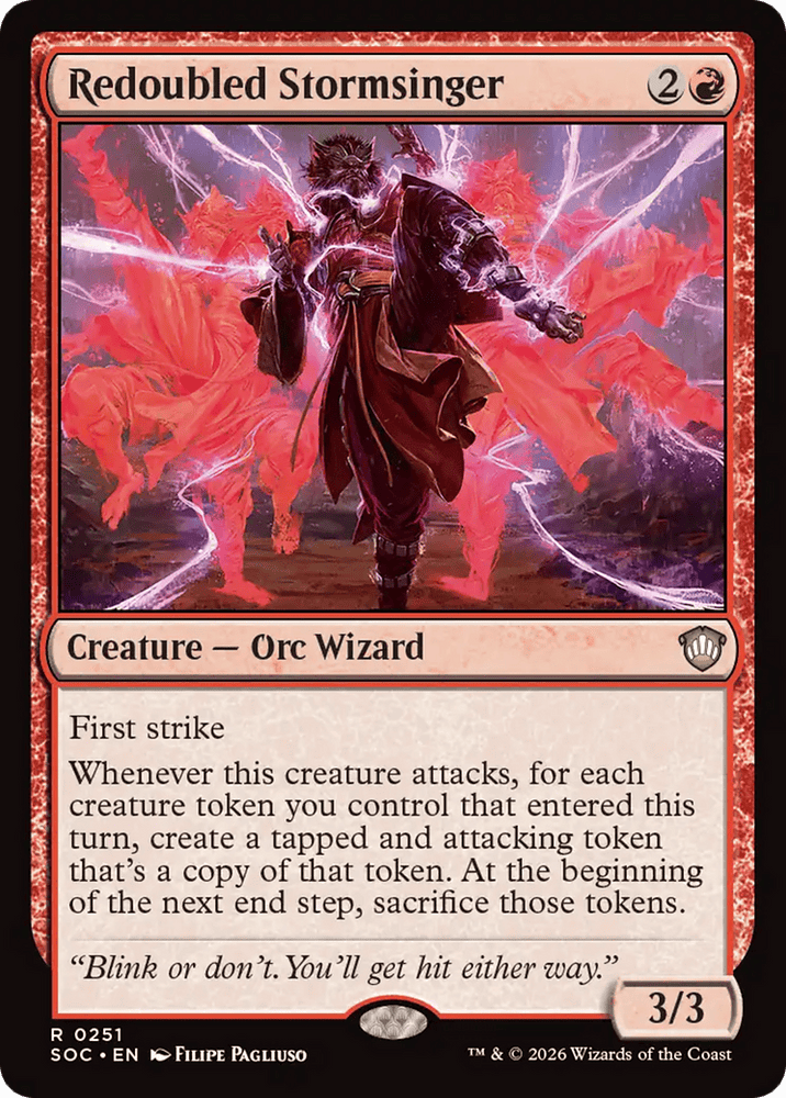 Redoubled Stormsinger [Secrets of Strixhaven Commander]