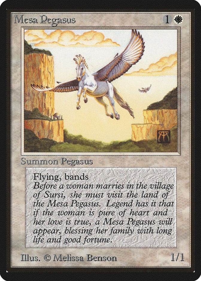 Mesa Pegasus [Beta Edition] Magic: The Gathering