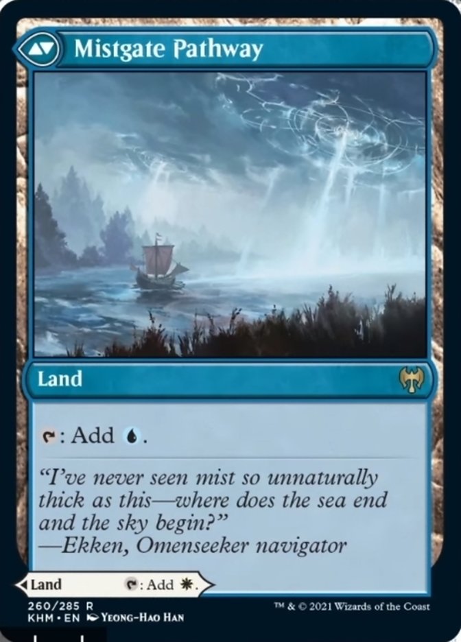 Hengegate Pathway // Mistgate Pathway [Kaldheim] Magic: The Gathering
