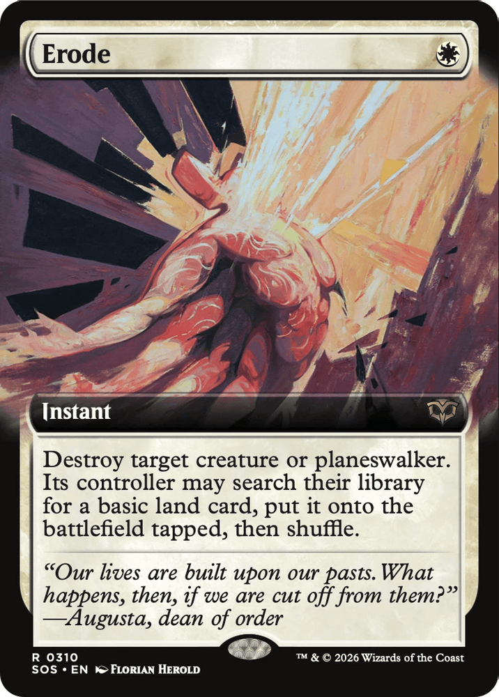 Erode (Extended Art) [Secrets of Strixhaven]