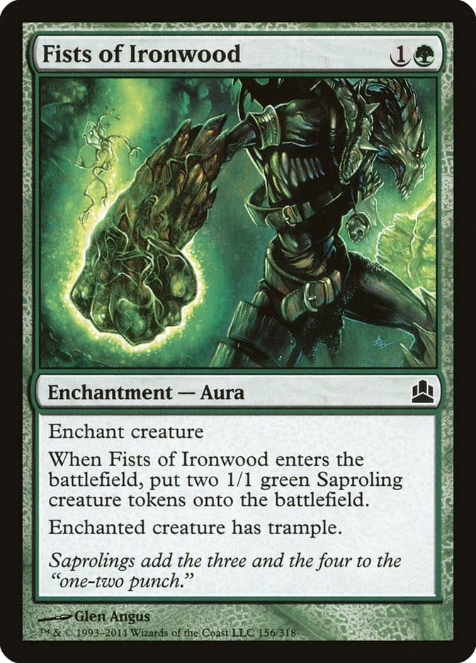 Fists of Ironwood [Commander 2011] Magic: The Gathering