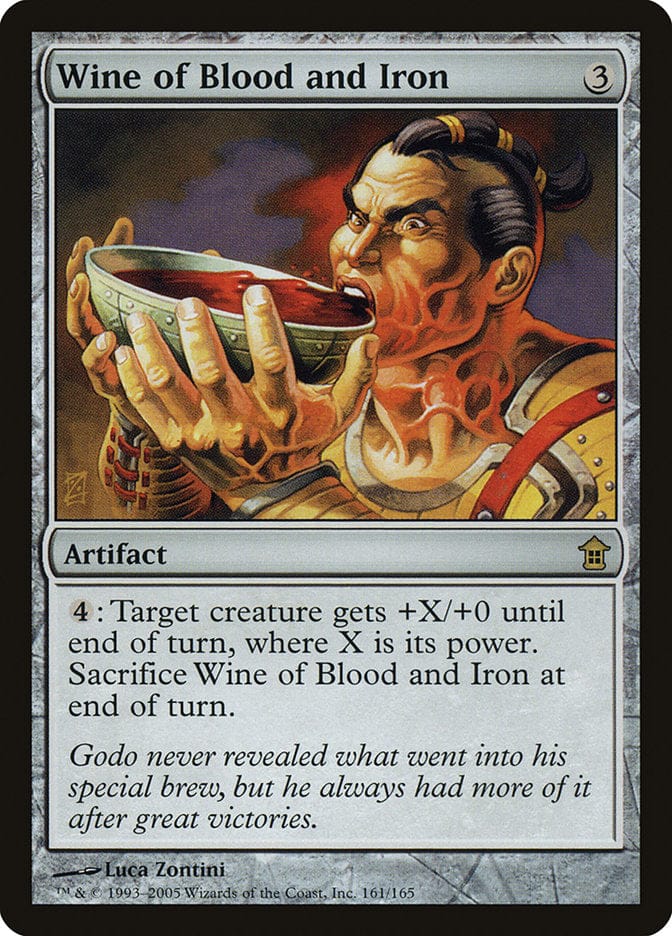Wine of Blood and Iron [Saviors of Kamigawa] Magic: The Gathering