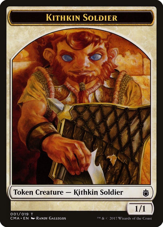Kithkin Soldier Token [Commander Anthology Tokens] Magic: The Gathering