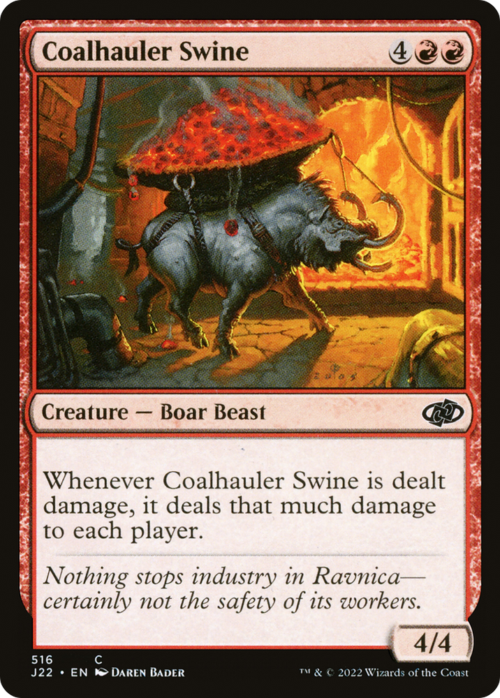 Coalhauler Swine [Jumpstart 2022] Magic: The Gathering