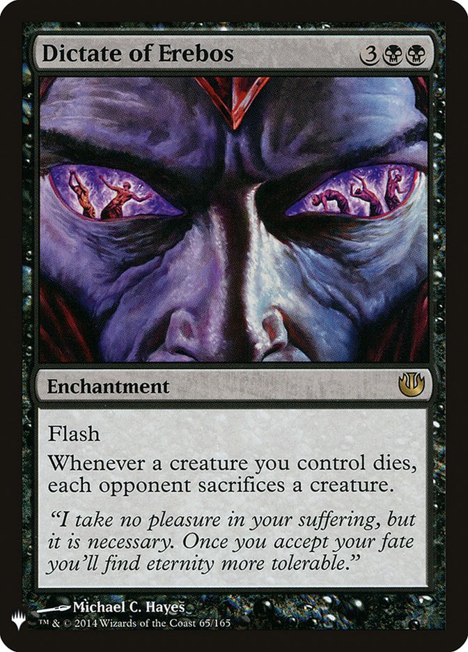 Dictate of Erebos [Mystery Booster] Magic: The Gathering