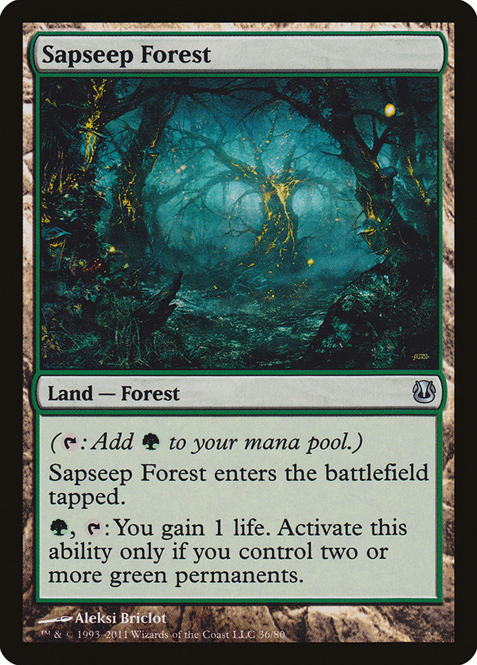 Sapseep Forest [Duel Decks: Ajani vs. Nicol Bolas] Magic: The Gathering