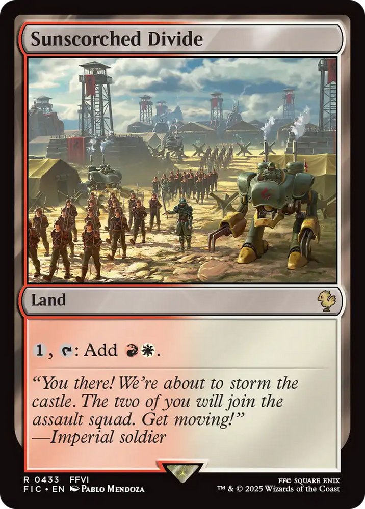 Sunscorched Divide [FINAL FANTASY Commander] Magic: The Gathering
