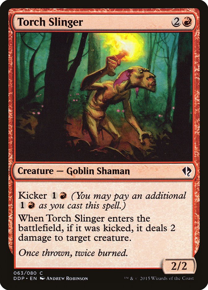 Torch Slinger [Duel Decks: Zendikar vs. Eldrazi] Magic: The Gathering
