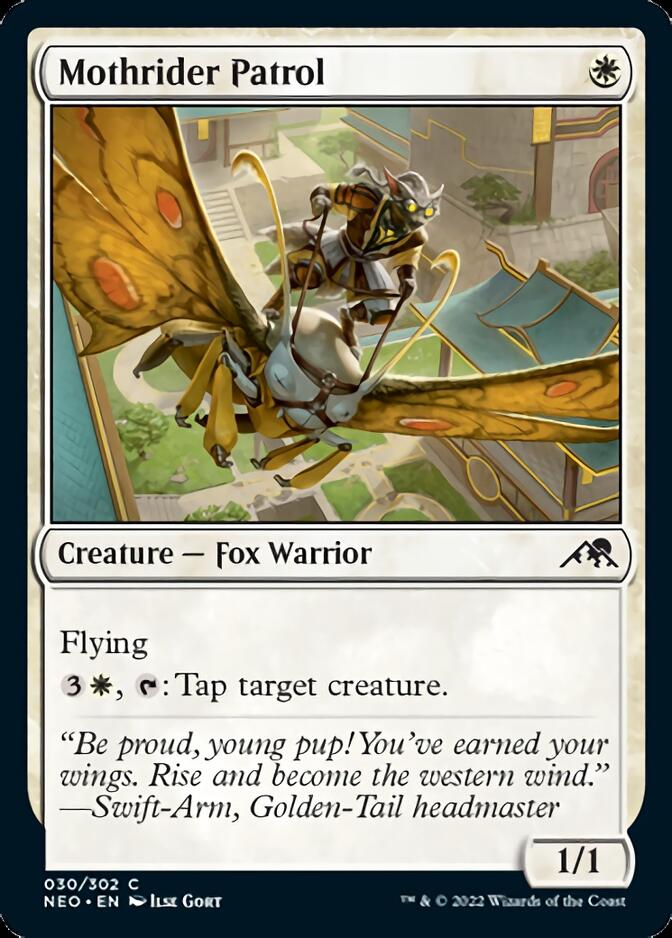 Mothrider Patrol [Kamigawa: Neon Dynasty] Magic: The Gathering