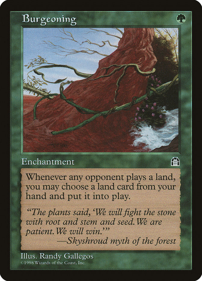 Burgeoning [Stronghold] Magic: The Gathering