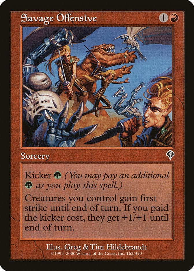Savage Offensive [Invasion] Magic: The Gathering