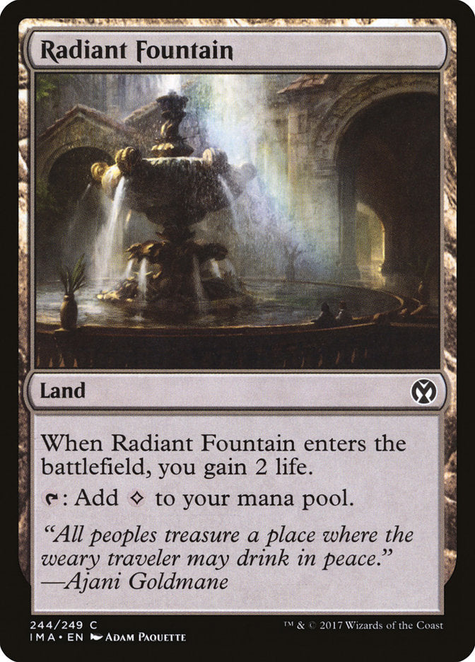 Radiant Fountain [Iconic Masters] Magic: The Gathering