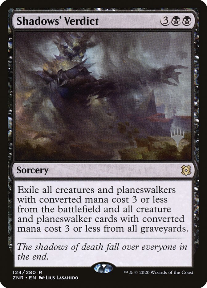 Shadows' Verdict (Promo Pack) [Zendikar Rising Promos] Magic: The Gathering