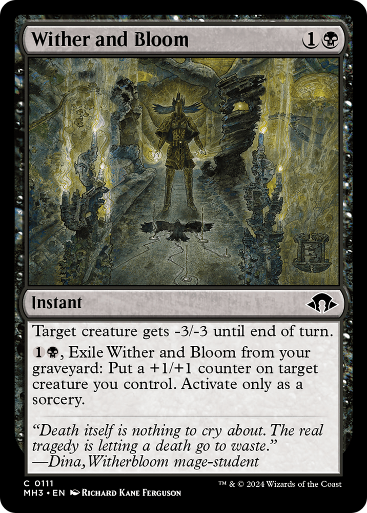 Wither and Bloom [Modern Horizons 3] Magic: The Gathering