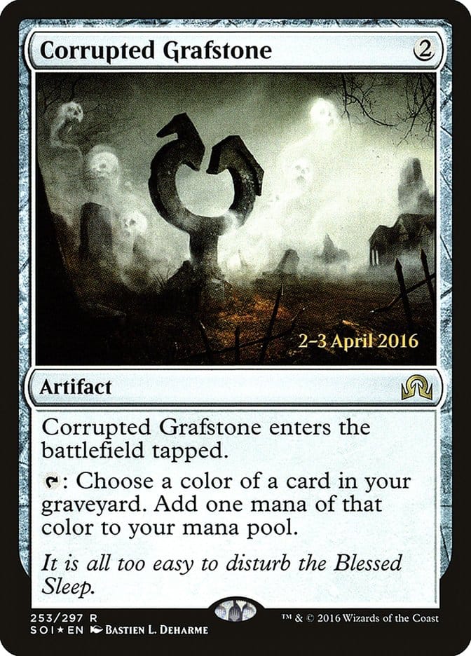 Corrupted Grafstone [Shadows over Innistrad Prerelease Promos] Magic: The Gathering