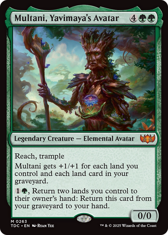 Multani, Yavimaya's Avatar [Tarkir: Dragonstorm Commander] Magic: The Gathering