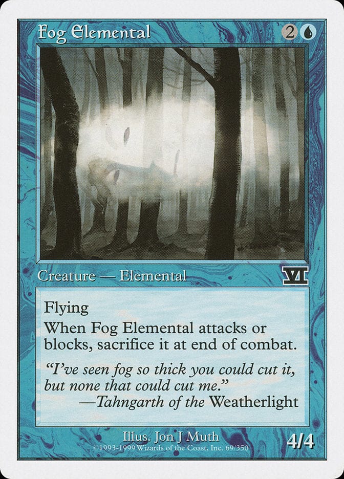 Fog Elemental [Classic Sixth Edition] Magic: The Gathering