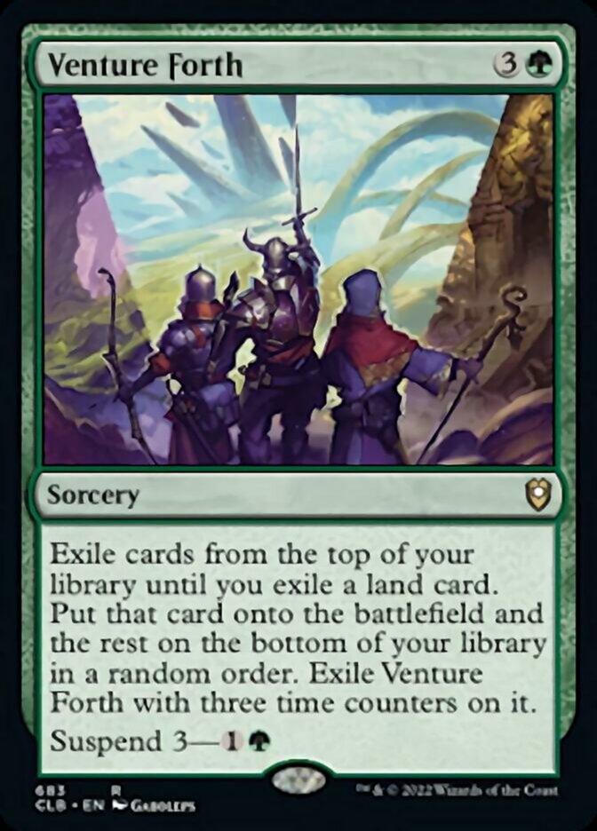 Venture Forth [Commander Legends: Battle for Baldur's Gate] Magic: The Gathering