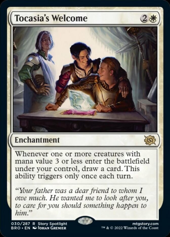Tocasia's Welcome [The Brothers' War] Magic: The Gathering