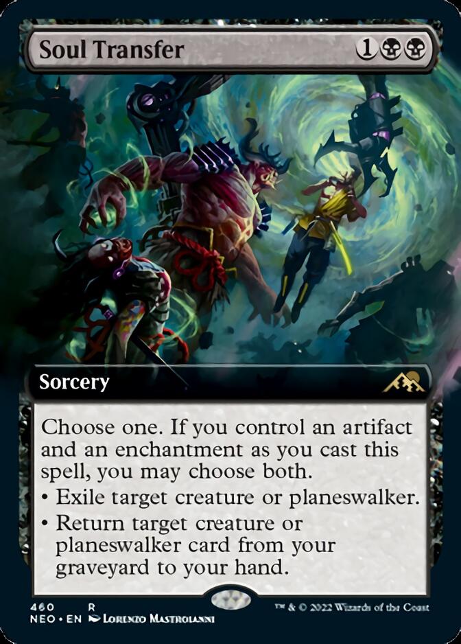 Soul Transfer (Extended Art) [Kamigawa: Neon Dynasty] Magic: The Gathering