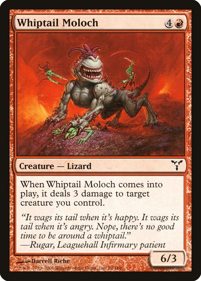 Whiptail Moloch [Dissension] Magic: The Gathering