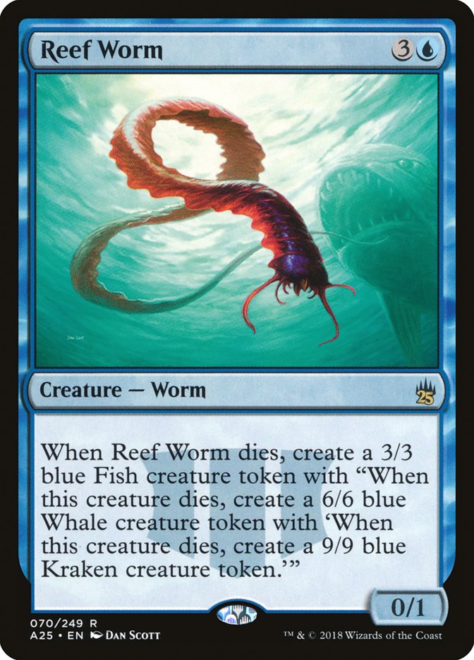 Reef Worm [Masters 25] Magic: The Gathering