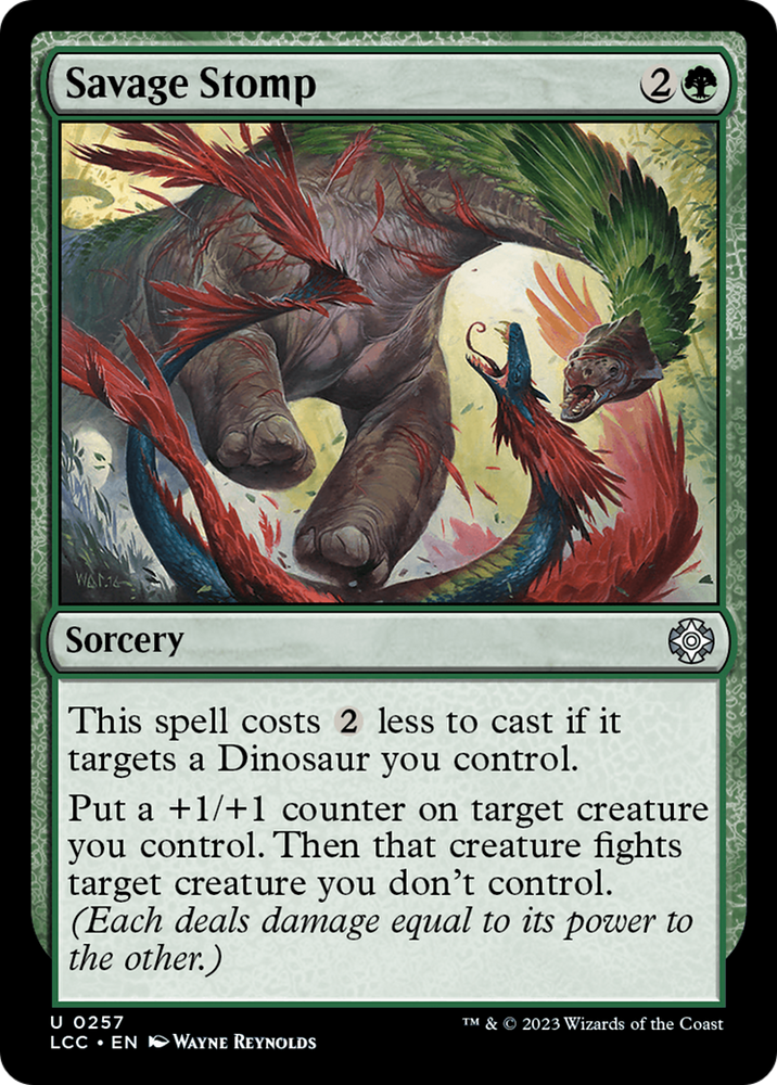 Savage Stomp [The Lost Caverns of Ixalan Commander] Magic: The Gathering