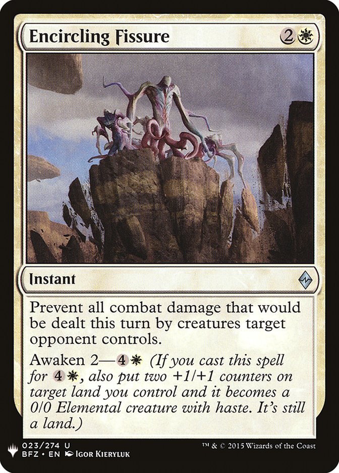 Encircling Fissure [Mystery Booster] Magic: The Gathering