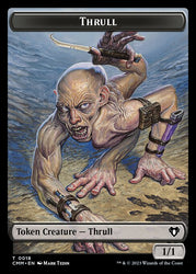 Servo // Thrull Double-Sided Token [Commander Masters Tokens] Magic: The Gathering