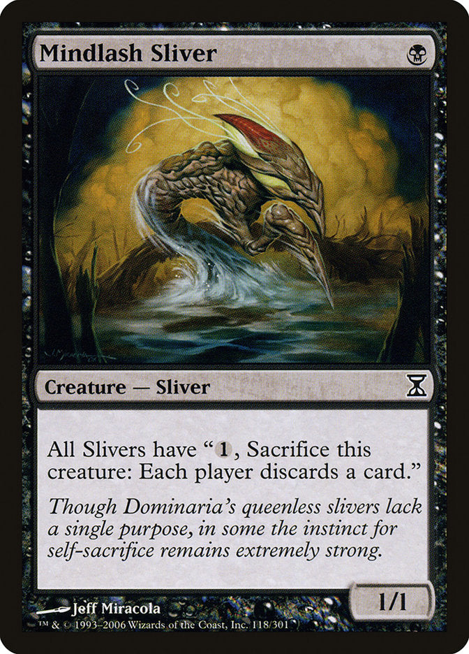 Mindlash Sliver [Time Spiral] Magic: The Gathering